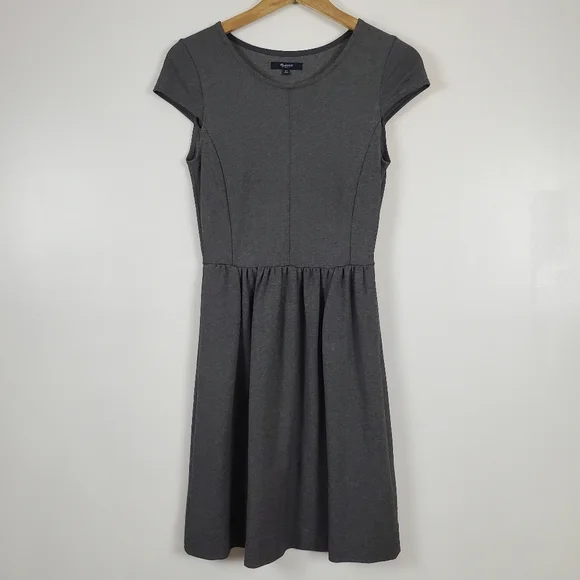 Madewell dress, gray with cap sleeves XS - Picture 1 of 6